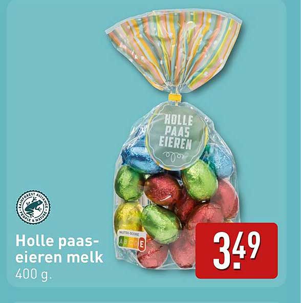 Holle Paaseieren Melk Aanbieding bij ALDI