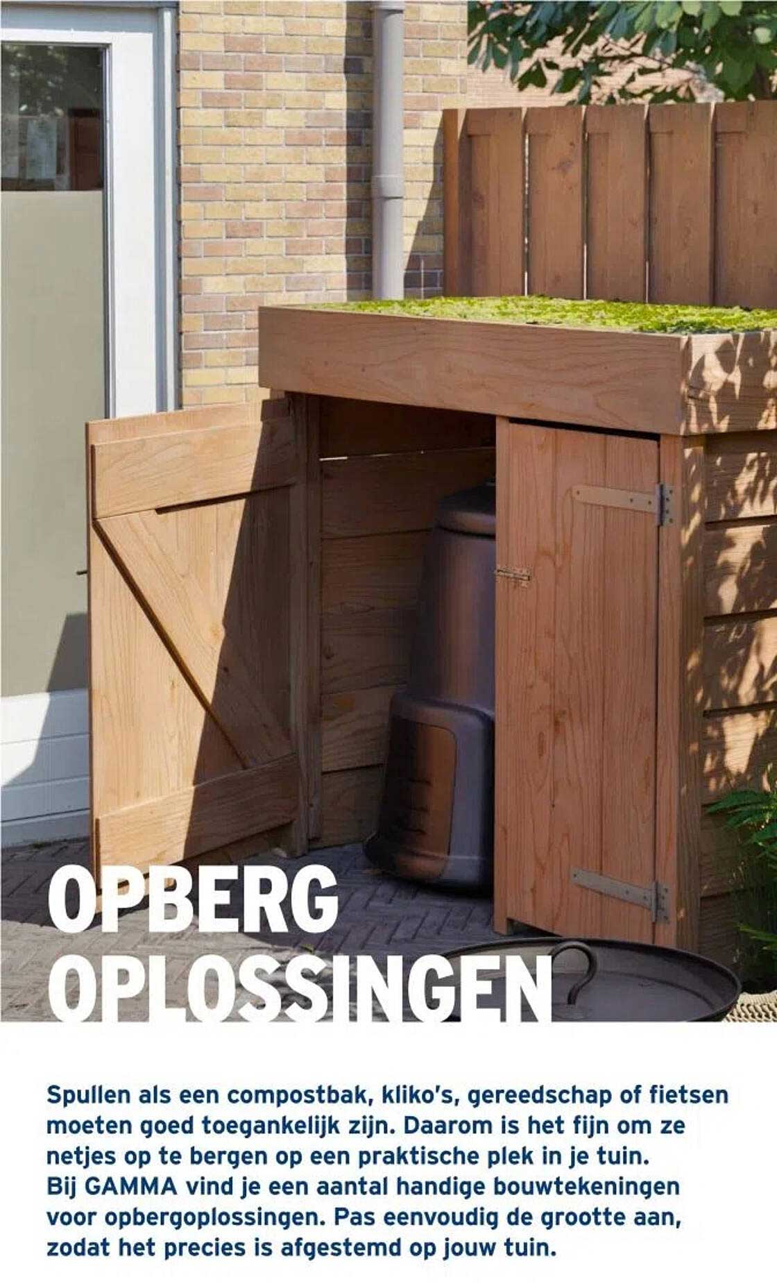 OPBERG OPLOSSINGEN