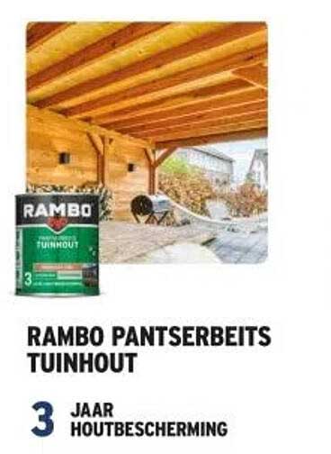 RAMBO PANTSERBEITS TUINHOUT