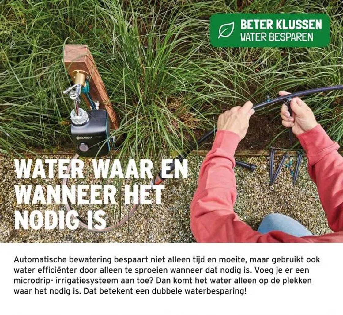 WATER WAAR EN WANNEER HET NODIG IS