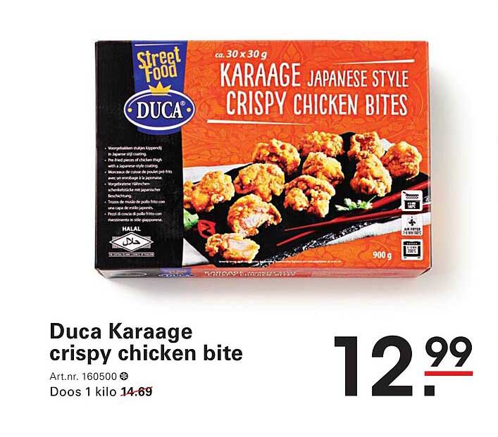 Duca Karaage crispy chicken bite