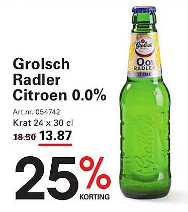 Grolsch Radler Citroen 0.0%