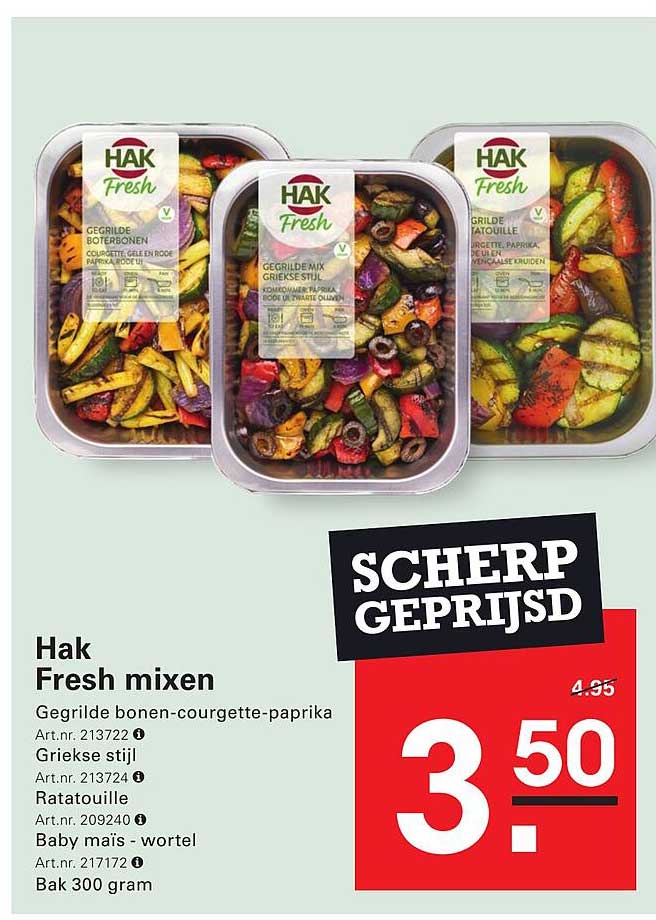 Hak Fresh mixen