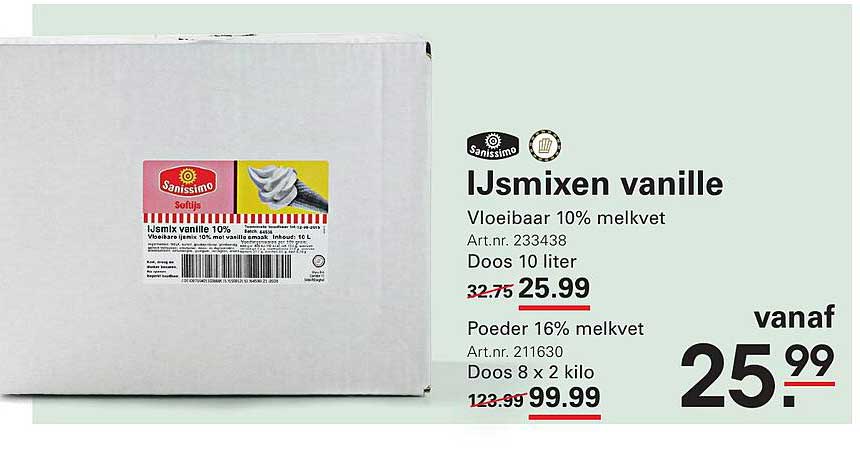 IJsmixen vanille