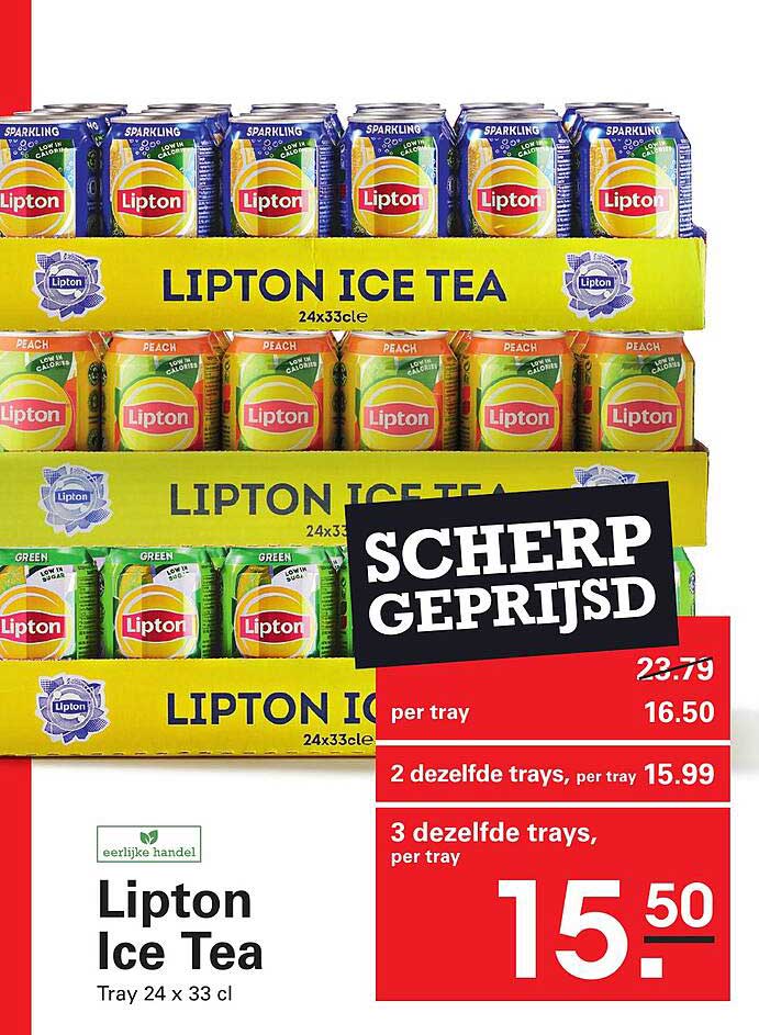 Lipton Ice Tea Tray 24 x 33 cl