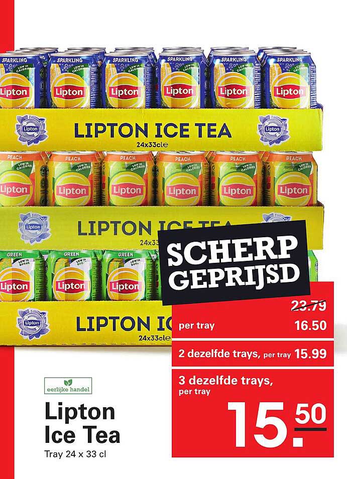 Lipton Ice Tea Tray 24 x 33 cl
