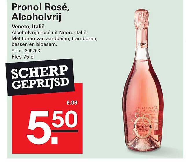 Pronol Rosé, Alcoholvrij