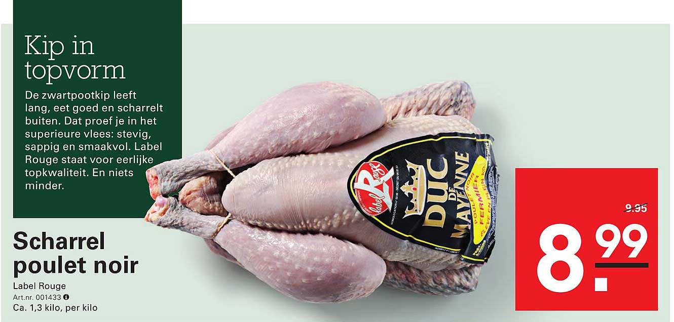 Scharral poulet noir