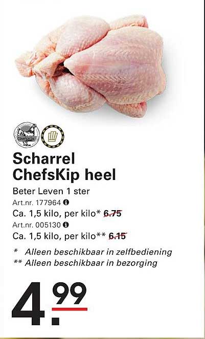 Scharrel ChefsKip heel