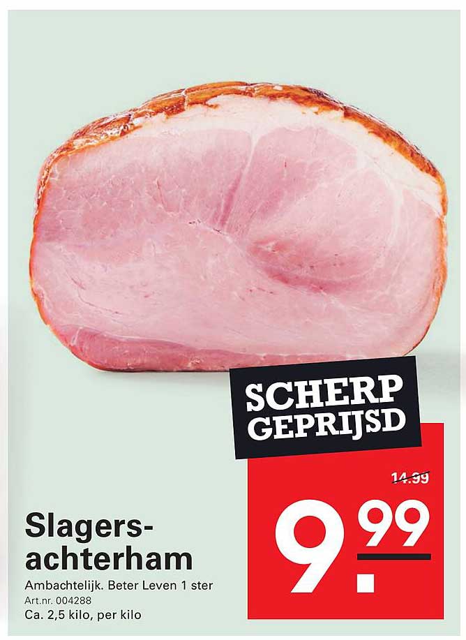 Slagers-achterham