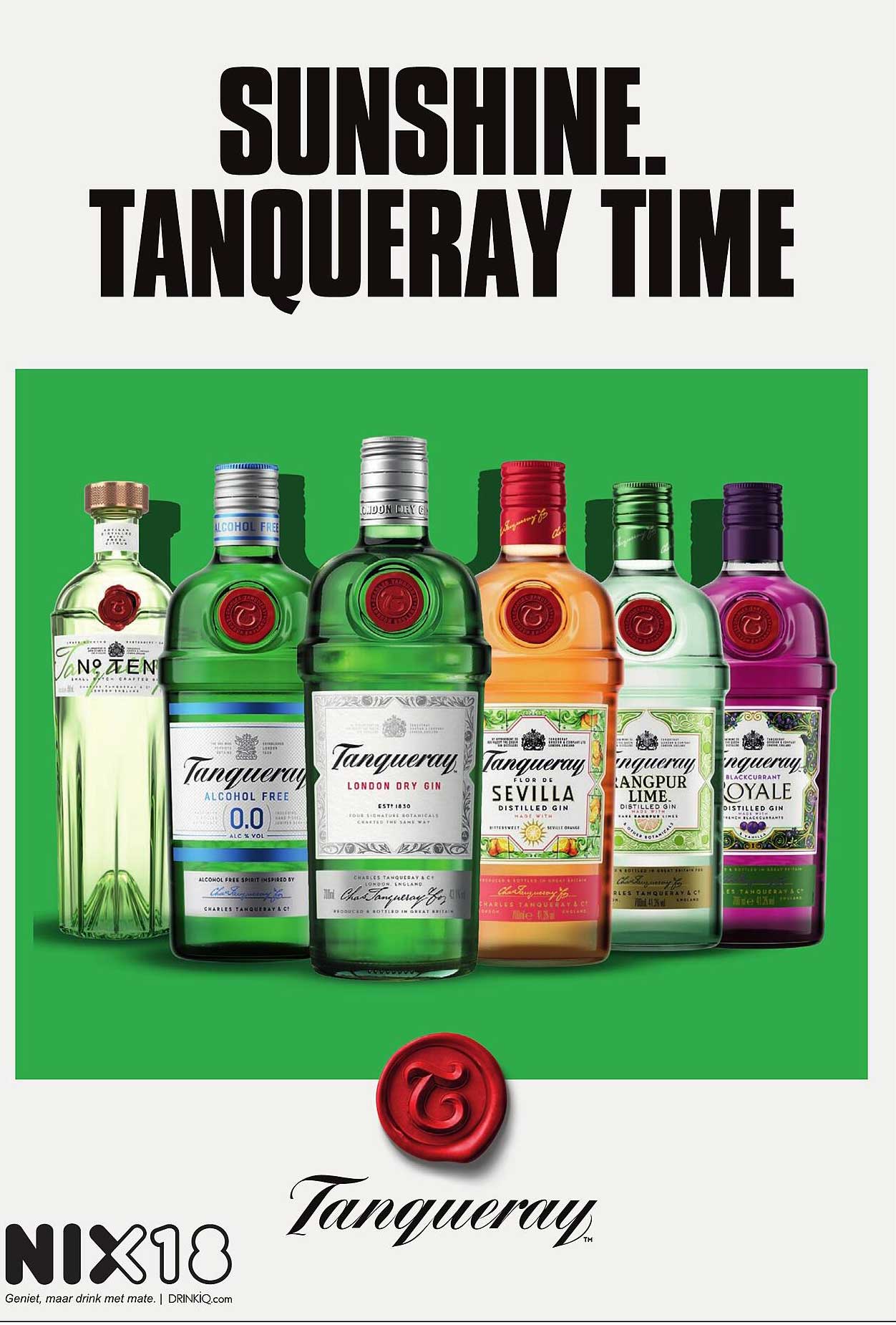 SUNSHINE. TANQUERAY TIME