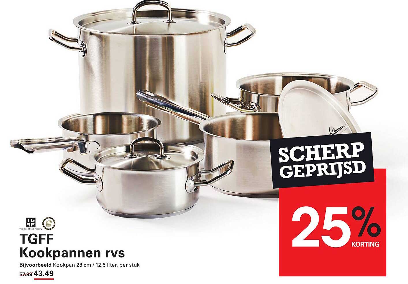 TGFF Kookpannen rvs