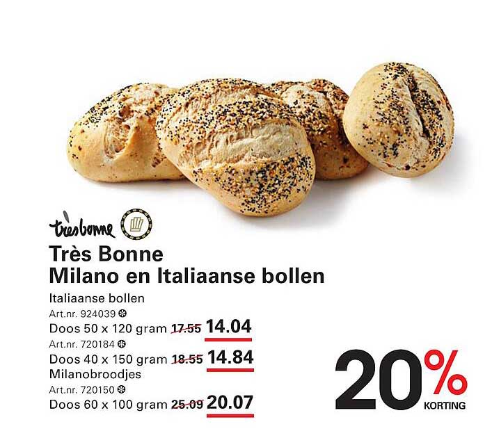 Très Bonne Milano en Italiaanse bollen