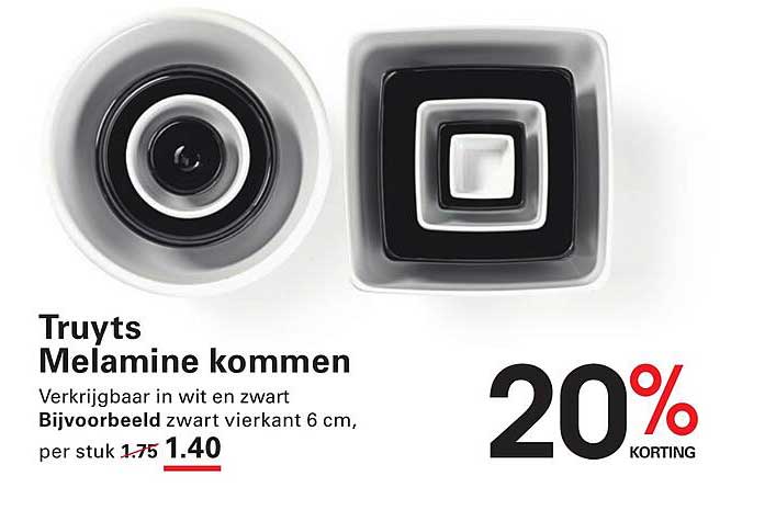 Truyts Melamine kommen