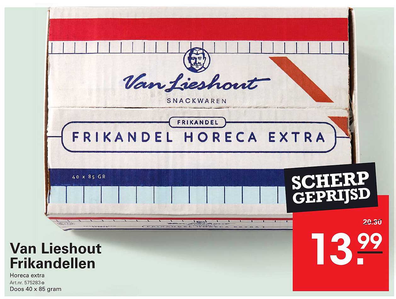 Van Lieshout Frikandellen Horeca Extra