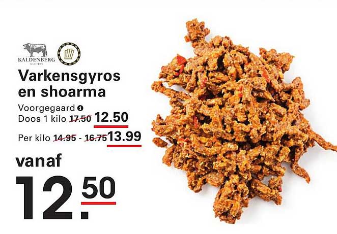 Varkensgyros en shoarma
