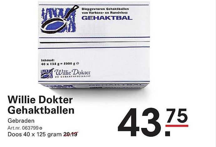 Willie Dokter Gehaktballen