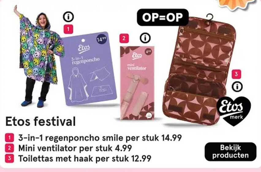 3-in-1 regenponcho smile per stuk 14.99
