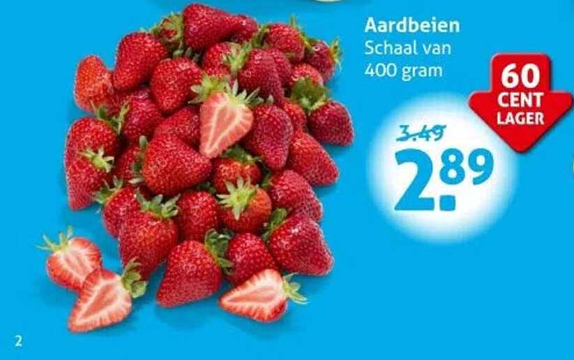 Aardbeien Schaal van 400 gram