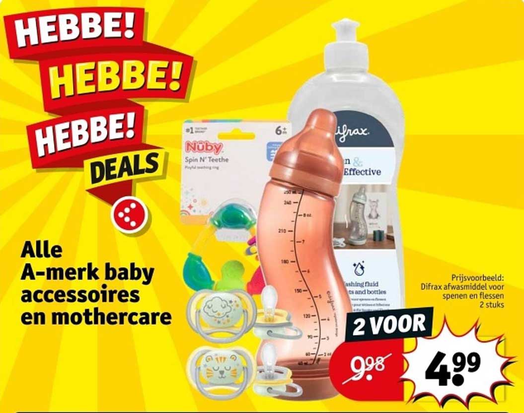 Alle A-merk baby accessoires en mothercare