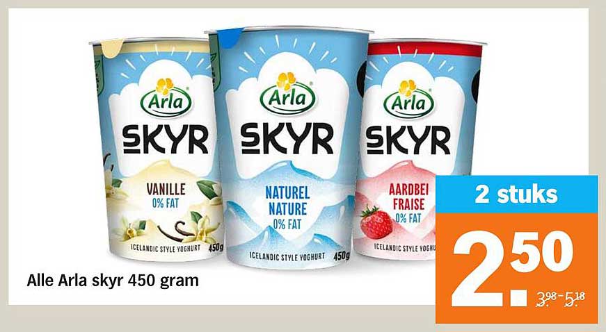 Alle Arla skyr 450 gram