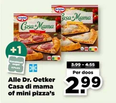 Alle Dr. Oetker Casa di mama of mini pizza’s