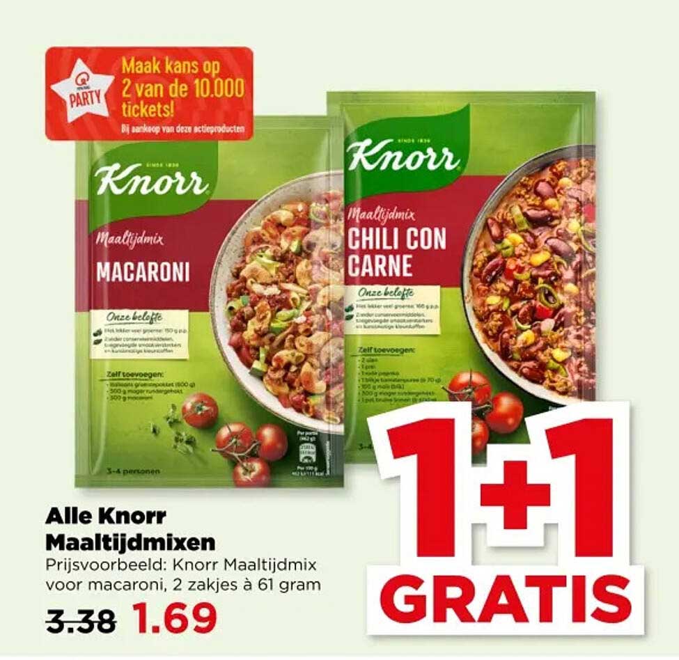 Alle Knorr Maaltijdmixen