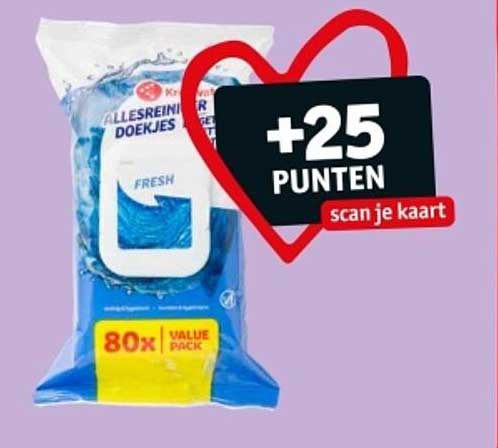 Allerleiners Doekjes 80x VALUE PACK