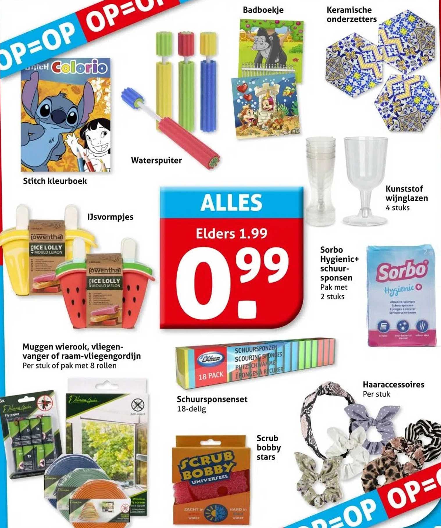 Alles Elders 1.99 nu voor 0.99