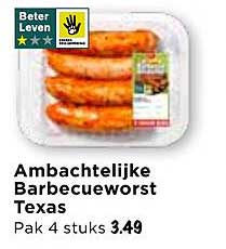 Ambachtelijke Barbecueworst Texas