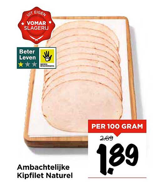 Ambachtelijke Kipfilet Naturel