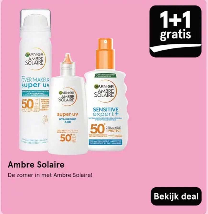 Ambre Solaire 1+1 gratis