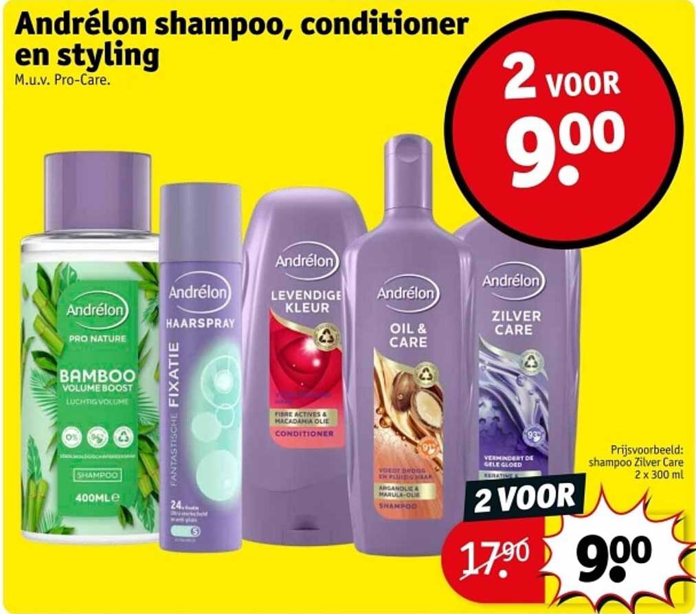 Andrélon shampoo, conditioner en styling