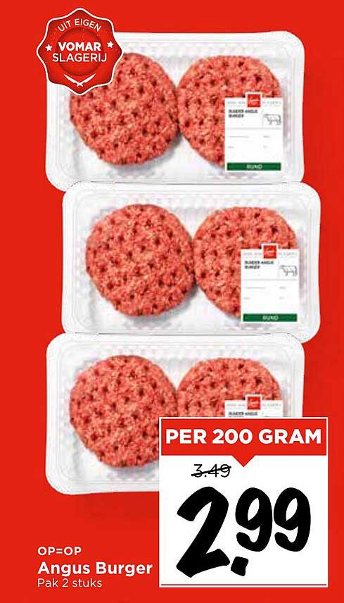 Angus Burger Pak 2 stuks