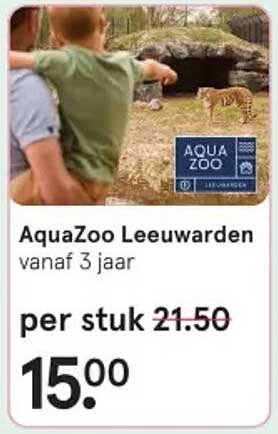 AquaZoo Leeuwarden vanaf 3 jaar