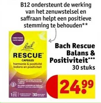 Bach Rescue Balans & Positiviteit 30 stuks
