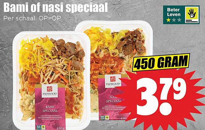 Bami of nasi speciaal