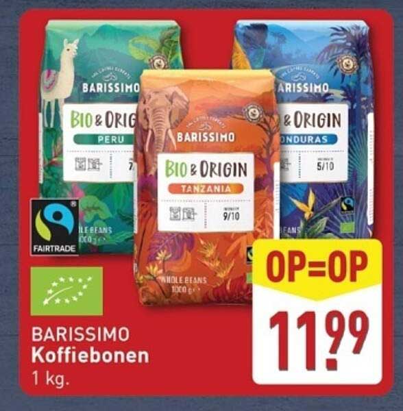 BARISSIMO Koffiebonen 1 kg.