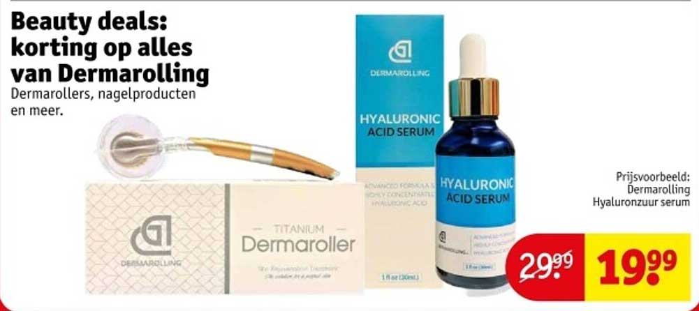 Beauty deals: korting op alles van Dermarolling