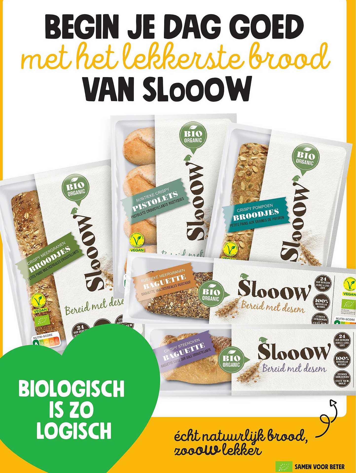 Begin je dag goed met het lekkerste brood van SloooW
