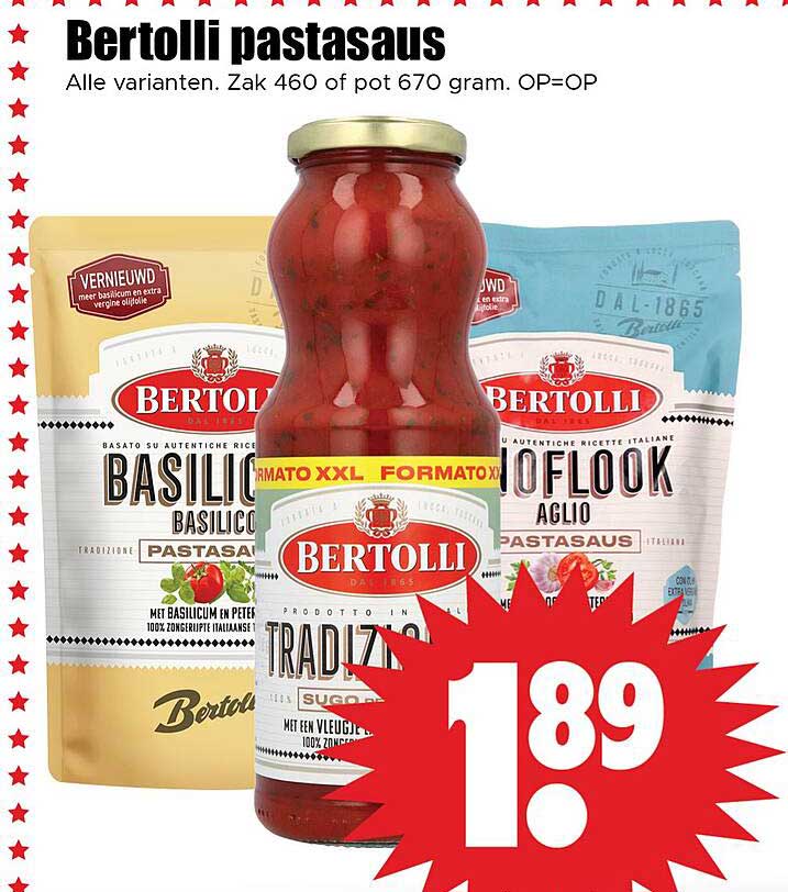 Bertolli pastasaus
