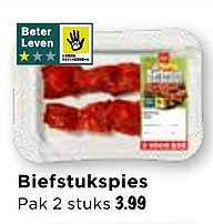 Biefstukspies Pak 2 stuks 3.99