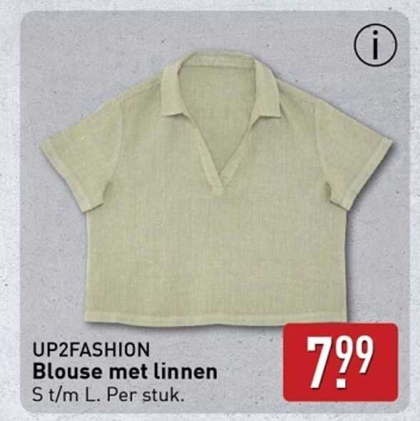 Blouse met linnen