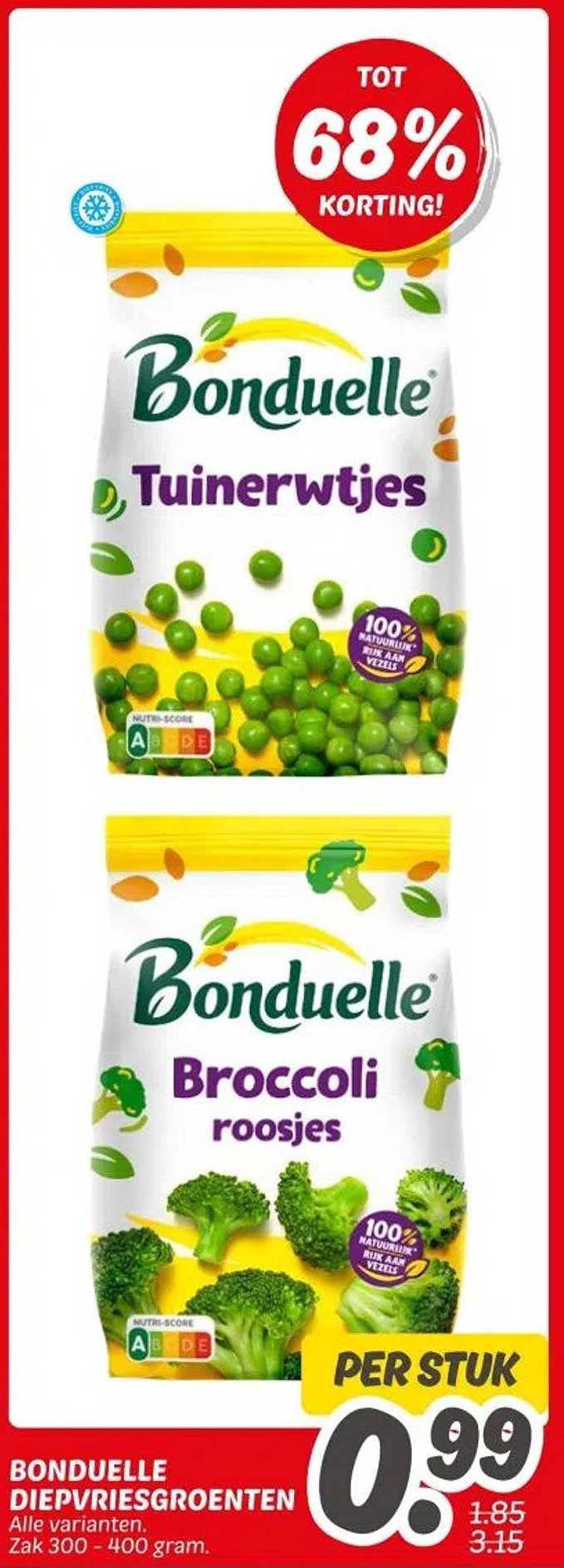 BONDUELLE DIEPVRIESGROENTEN