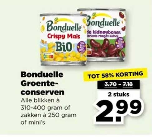 Bonduelle Groente-conserven