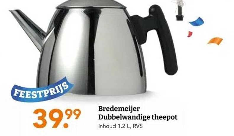 Bredemeijer Dubbelwandige theepot