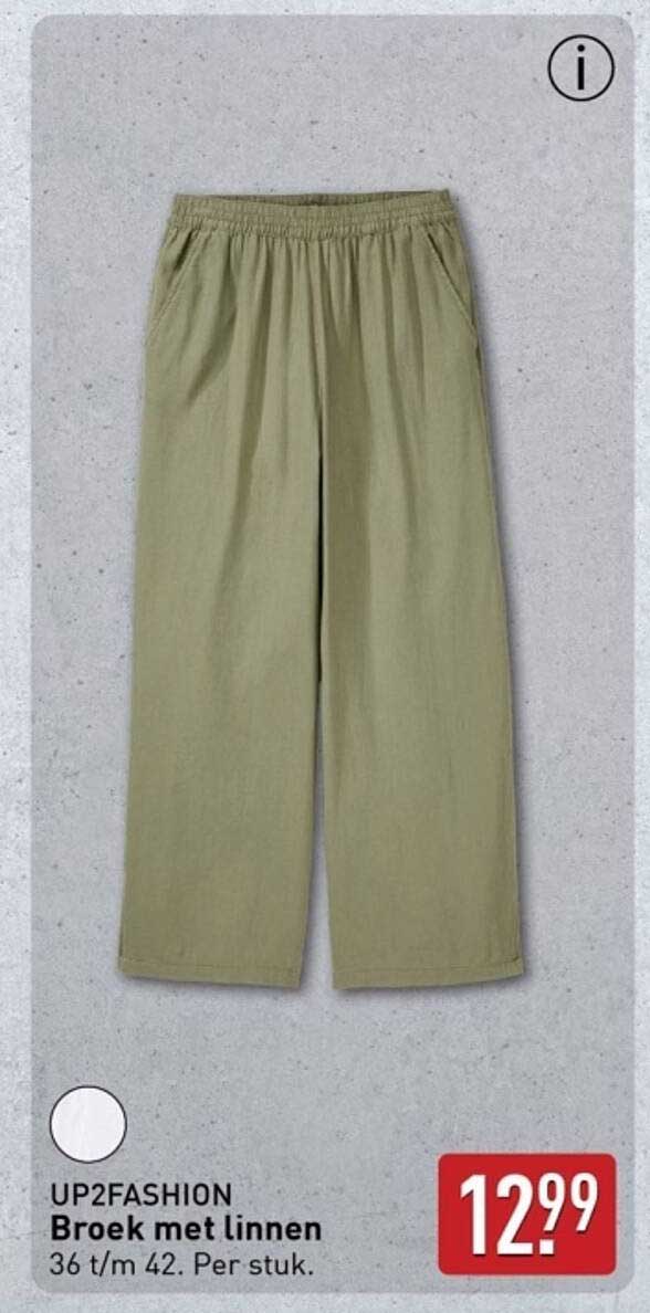 Broek met linnen