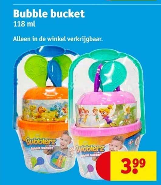 Bubble bucket