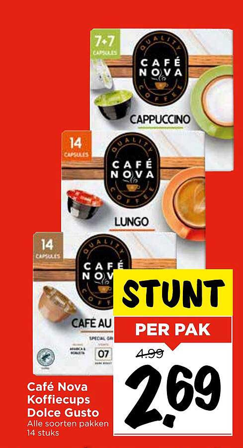 Café Nova Koffiecups Dolce Gusto
