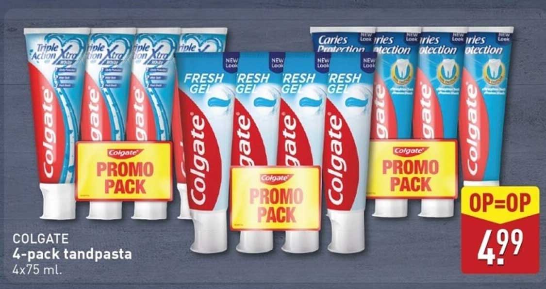 COLGATE 4-pack tandpasta 4x75 ml
